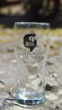 Glas Barmer Brauerei mit Aufdruck